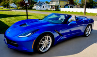 Janices Blue Corvette