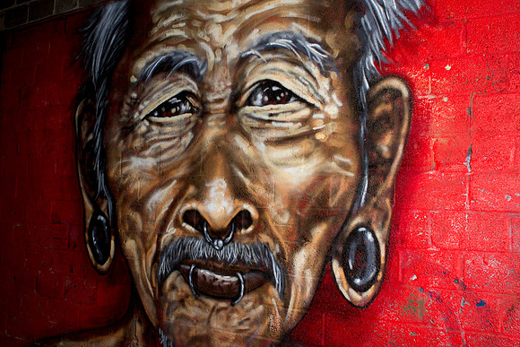 China Man Mural